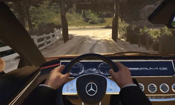 Y܇{ģM֙C(real car driving mercedes)